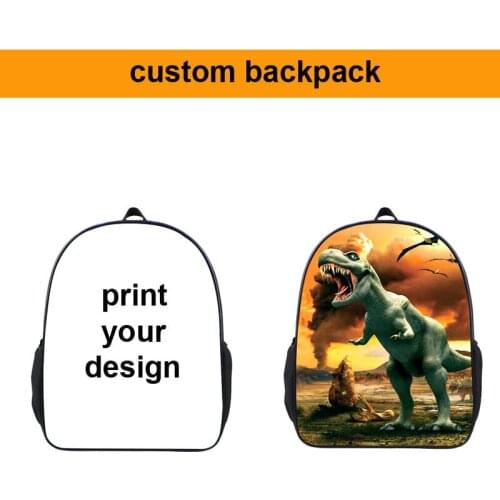 MOQ 1 drop shipping free shipping custom backpack school bag custom printing your design custom kids school bag