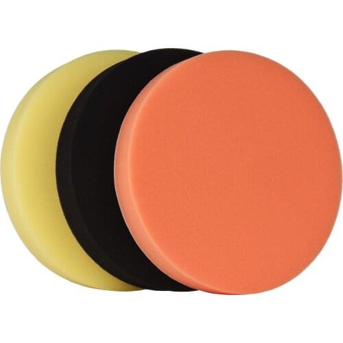 9pcs Car Polishing Pads Buffing Pads Kit 7 Inches Car Foam Buffing Sponge for Automobiles with Drill Adapter Self-adhesive Pads