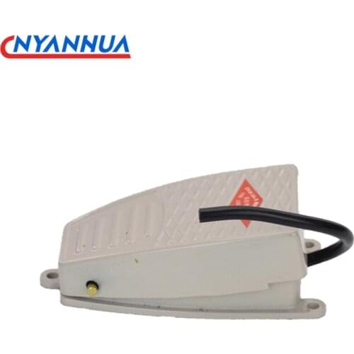 Foot Pedal Switch EKW5A-B Foot Switch With Line Aluminum Alloy Shell AC 380V DC 220V SPDT Momentary Control