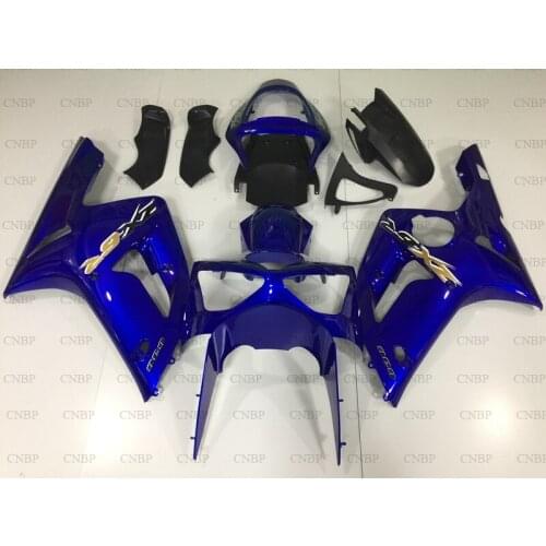 For Kawasaki Zx6r 2003 - 2004 Fairings Zx6r 03 Fairings Zx6r 2004 Blue Bodywork