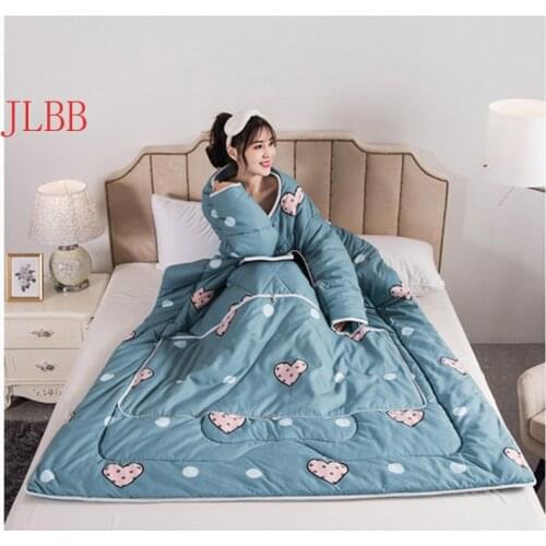 Wearable throw blanket kids sleeping bag new fruit duvet with stuffing warm bed Muti-use bed cover TV blanket sofa work quilts