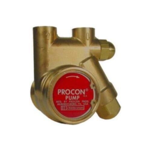 PROCON PUMP SERIES 1 BRASS ROTARY VANE W/RELIEF VALVE 125GPH 250PSI 3/8" IN/OUT
