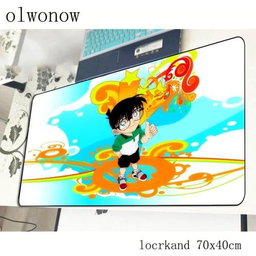 Detective Conan mousepad 700x400x3mm wrist rest gaming mouse pad gamer mat xl game computer desk padmouse keyboard play mats