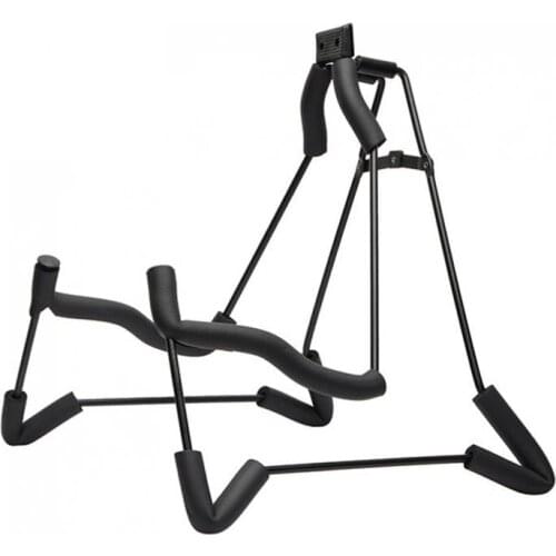 Aluminum Alloy Folding Guitar Stand Concise Style Soft Sponge Steel Frame Holder for Acoustic Classic Guitar