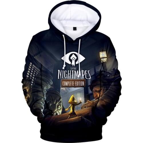 Hoodie Little Nightmares Hoodie Unisex 3D Sweatshirt Long Sleeve Boys/girls Harajuku Pullovers Little Nightmares 2 Kids Clothes