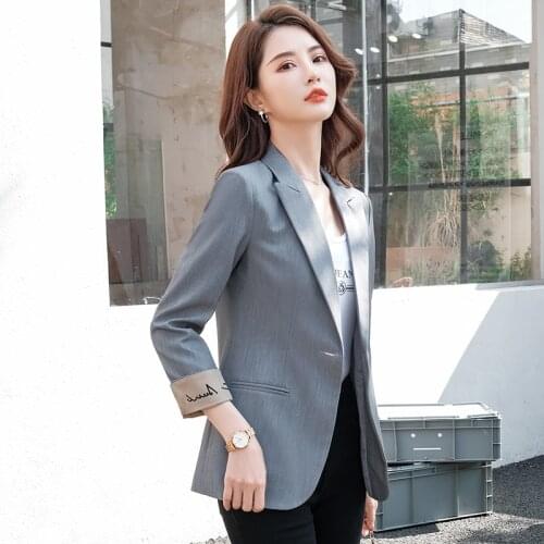 Street Suit Coat Women Spring Autumn 2021 New Korean Fashion Small Suit