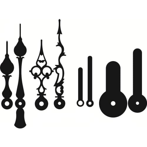 Shaft 28mm 100sets Quartz Clock Movement Mechanism with Hook DIY Repair Parts Wall clock movement with long hands metal pointer