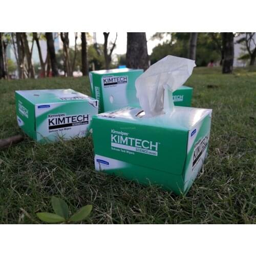 10boxes Kimwipes computer screen clean wipers，Optical fiber wiping paper,KIMTECH 34155 Fiber Optic Connector Lens Cleaning tools