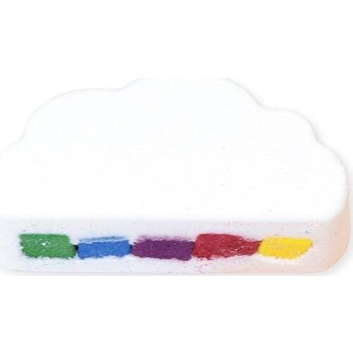 110g Cloud Rainbow Bath Salt Natural Skin Care Bath Moisturizing Bombs Exfoliating Ball Shower For Bath Salt Bath Bubble Pr M6Q3