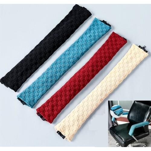 2Pcs/pair Armrest Covers With Zipper Pressure Relief Arm Rest Cover For Office Gaming Computer Chairs Glove Slip-Proof Protector