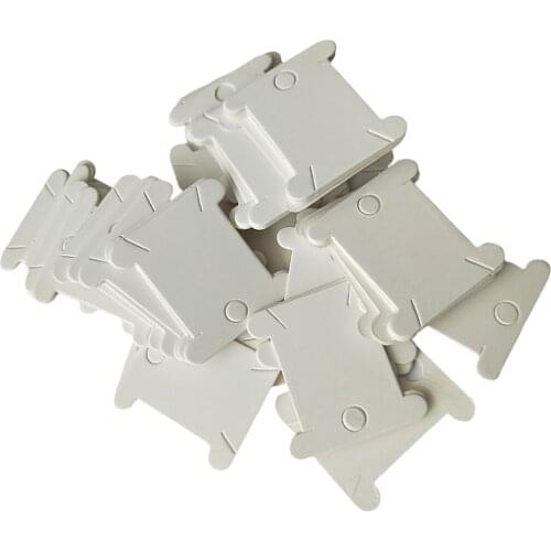 200Pcs Cardboard Floss Bobbins Cross Stitch Thread Bobbin Winding Card Holder
