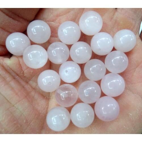 10mm Natural stone Quartz crystal aventurineTurquoises Opal Half hole beads for Diy Jewelry Making Bracelet Accessories10pcs A8