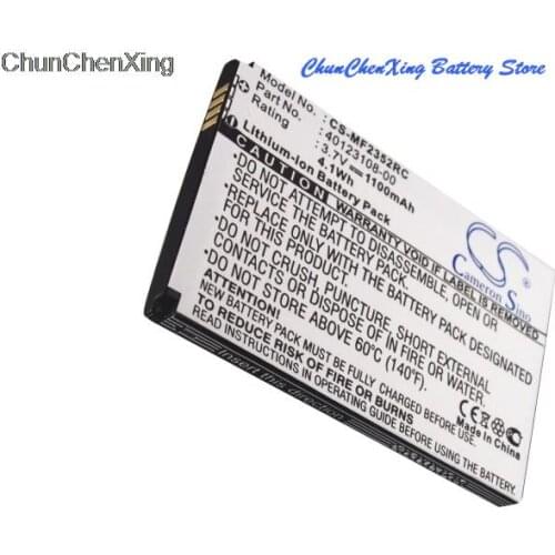 Cameron Sino 1100mAh Battery for Bell/Novatel Wireless MiFi 2372,For Novatel Wireless/Vodafone MiFi 2352,For Rogers HotSpot