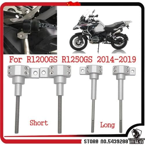 For BMW R1200GS ADV LC Motorcycle Bull Bar Bracket Fog Driving Light Motorcycle Crash Bar Guard Mount Kit R1250GS 2014-2019 2015