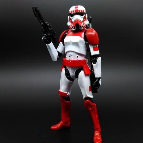 Hasbro Star Wars Red Imperial Stormtrooper Joints Movable Action Figure Model Toys