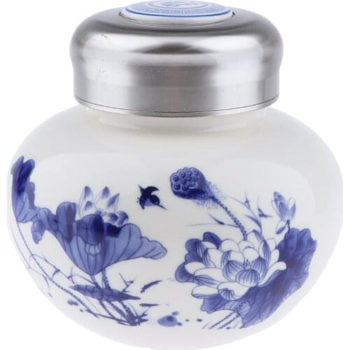1000ml Ceramic Pot Jar with Screw Lid for Cosmetics, Lotion, Creams, Make Up, Wax, Honey, Candies