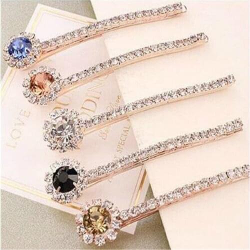 Korean Version Of The New Hair Accessories Hairpin Hairpin Side Folder Word Folder Wholesale