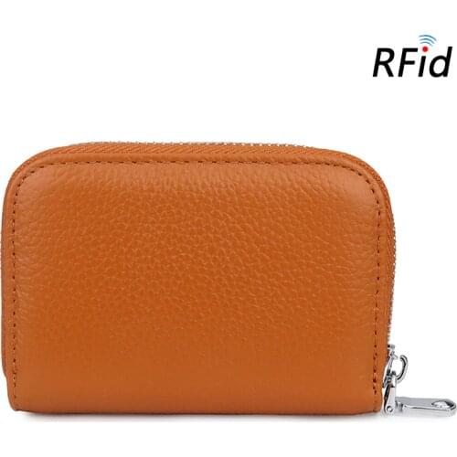 New Arrivals RFID Blocking Card Wallet Genuine Leather Unisex Card Case 2019 Hot Brand RFID Protection Business CARD Holders