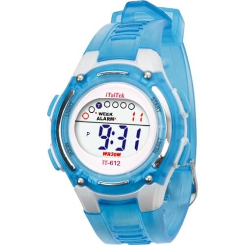 Cute Sports Watch For Kids Children Waterproof Swim Led Watch For Students Plastic Strap Wrist Watch Clocks Dropshipping