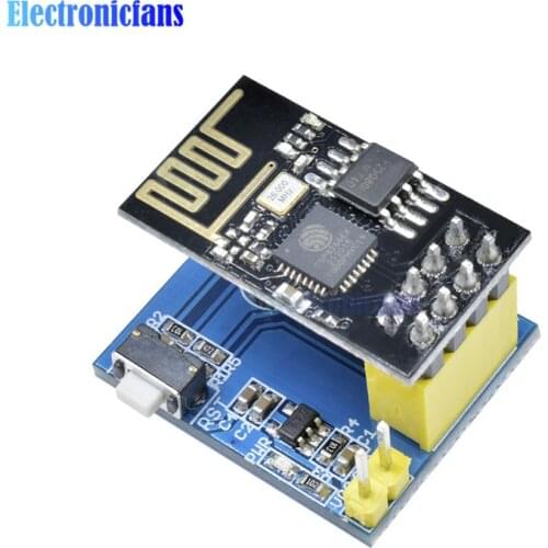 ESP8266 ESP-01 ESP01 DS18B20 Temperature Humidity Sensor Module Esp8266 Wifi Wireless NodeMCU Adapter Board For Arduino IOT