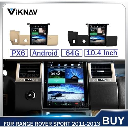 10.4 Inch android Auto Radio GPS Navigation for Land Rover Range Rover Sport 20011 2012 2013 Touch Screen Car Multimedia Player