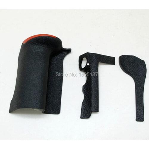 A Set of 3PCS New original Bady rubber (Grip+left side+thumb) repair parts For Nikon D500 SLR