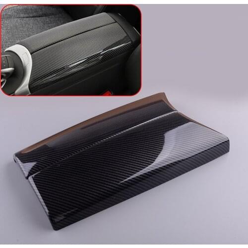 1 Pair ABS Car Console Center Armrest Box Cover Trim Fit For Mercedes Benz E Class W213 E260 E300 2016 2017 2018 2019