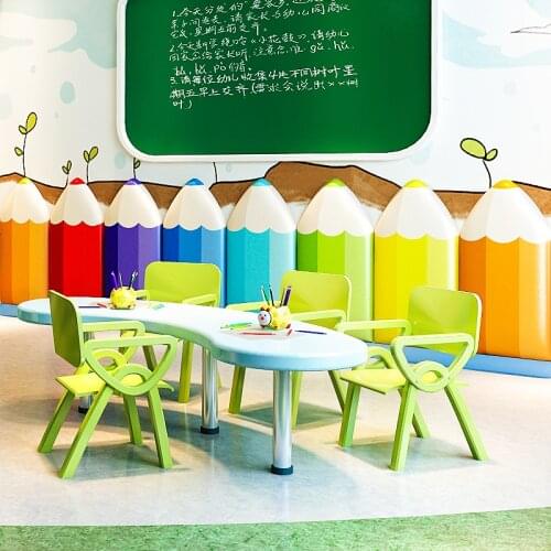 3D Wallpaper adhesive cartoon three-dimensional wall stickers childrens room pencil soft package anti-collision kindergarten