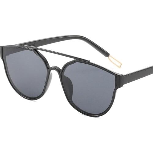 Retro Double Beam Men and Women Sunglasses New Eyeglasses Fashion Resin Vintage Glasses