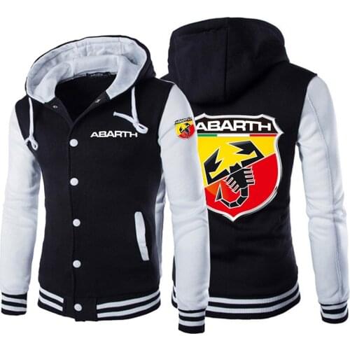 2021ABARTH Autumn Mens Motors Jackets Designer Hoodie Uniform Casual Unisex Baseball Coat Sport Cotton Sweatshirt