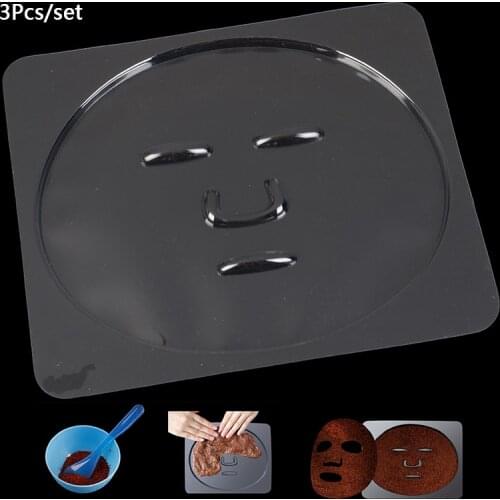 1pcs Clear Silicone Mask Mold Tray Mask Making DIY Tool Reuseable Facial Mask Plate For Fruit Vegetable Mask Machine Maker