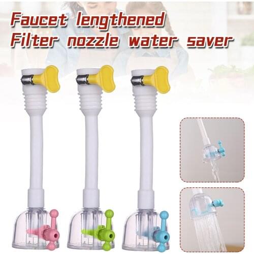 SALE Sink Faucet Extender Sprayer Attachment 360-Degree Rotatable 2 Modes Hose Tap Head Anti Splash Faucet Aerator Water Saver