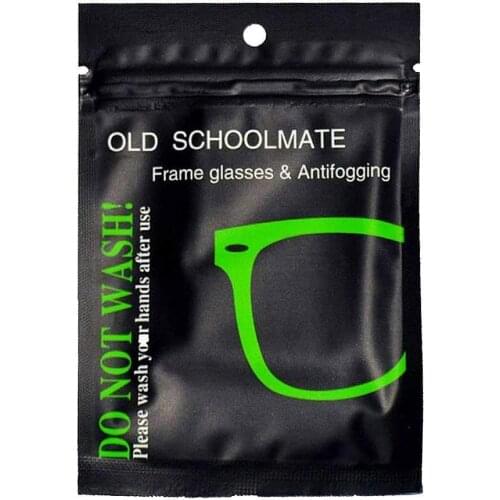 1pcs Reusable Anti-Fog Wipes Glasses Pre-moistened Antifog Lens Cloth Defogger Eyeglass Wipe Prevent Fogging for Glasses