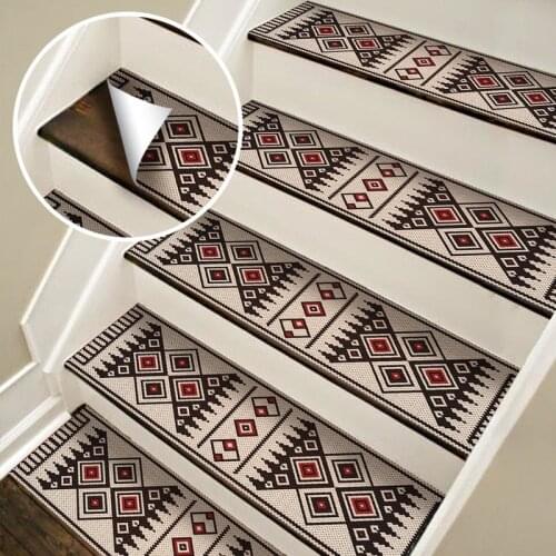 25X100cm Self-adhesive stair tread mats Anti-slip rugs carpets for home living room decor floor stair steps Protection Cover Pad