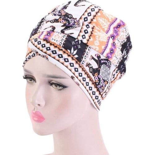 Long Tail Scarf Hat Women Turban Chemo Cap Hair Loss Islamic Headwrap Head Wrap Caps Africa Headwear Muslim Dubai Arab Bonnet
