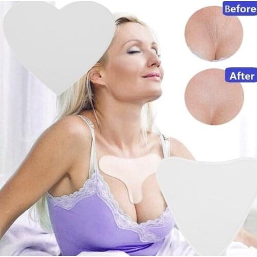 Anti Wrinkle Silicone Pad Reusable Medical Grade Silicone Invisible Chest Pad Anti-aging Eliminate Breast Care Braces Supports