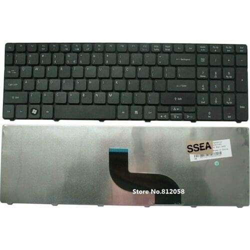 SSEA New original US Keyboard For Acer Aspire 5542 5542G 5551 5551G 5552 5552G 5553 5553G 5560(15') 5560G 5625 5625G