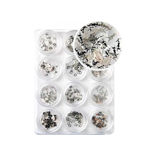Nail decoration Silver Shape Brands Se