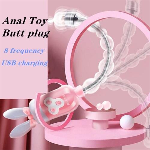 Vibrator Sex Butt Plug Anal Sex Toys Gay Anal Plug Vibrators Bdsm Erotic Toys Big Anal Plug Beads Anal Expander Anal Stretching