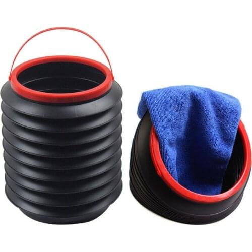 Switch With Lid Retractable Folding Car Trash Bin Garbage Can Organizer Garbage Holder Universal Waterproof Easy Clean