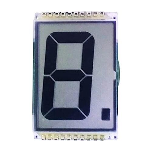 10PIN TN Positive 1-Digit Segment LCD Panel