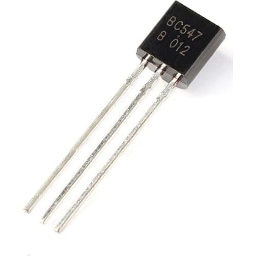 100pcs/lot BC547B BC547 0.1A 45V TO-92 In Stock