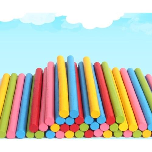 100pcs Colorful Bamboo Counting Sticks Mathematics Teaching Aids Counting Rod Kids Preschool Math Learning Toy GYH