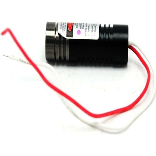 50mW 405nm Violet/Blue Laser Module w Dot/Line/Cross Focusable Point Lasers
