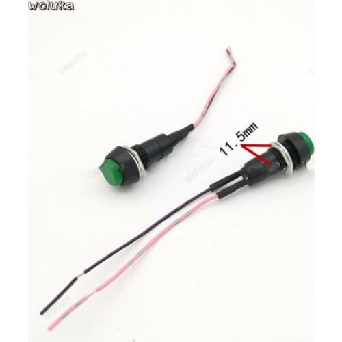 Automotive modified button small switch horn switch daytime running light switch with line 12V/24V universal CD50 Q04