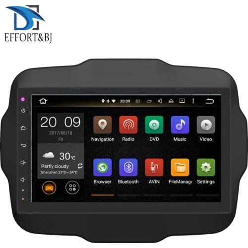 10.1''4GB RAM Android 9.0 IPS Screen Car Radio Stereo For Jeep Renegade 2015-2020 Up Car Video Multimedia Player Bluetooth Wifi