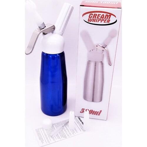 Hot Sale Aluminum Cream Dessert Tools 500ML Whipper and Dispenser Aluminum Cream Whipper