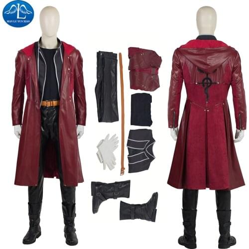 ManLuYunXiao Fullmetal Alchemist Edward Elric Cosplay Costume High Quality Custom Made Halloween Clothes