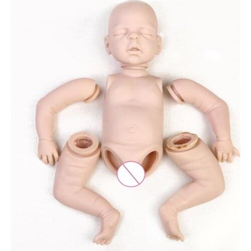 Reborn doll kit full vinyl silicone baby doll mold DIY Anatomically Correct 22 inch bebe reborn kits