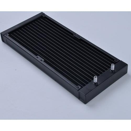 OCOCOO 280 radiator row pure aluminum water cooling computer electric motorcycle DIY heat exchanger suitable for 14cm fan